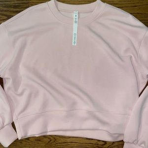 ‼️ SOLD ‼️Lululemon soft stream perfectly oversized cropped crew